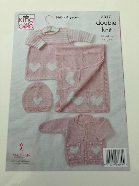 King Cole Baby Leaflet 3317